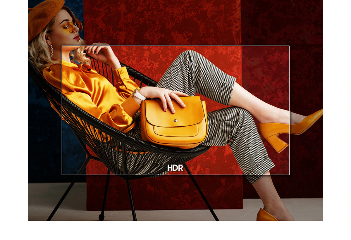 Απεικονίζεται η εικόνα μιας γυναίκας σε HDR.